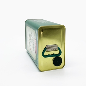 Lata Rectangular de Hojalata de 4L, Ecológica, Personalizable con Logotipo, Superficie Lacada, Certificada ROHS, para Aceite de Oliva y Aceites Comestibles - Product Image 5