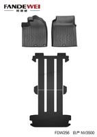 Tapis de voiture antidérapant pour NISSAN Patrol NV Passager NV3500 Tapis de coffre sans odeur Tapis de sol de voiture Accessoires d'intérieur de voiture