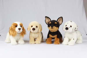 Kahverengi özelleştirilmiş gerçek hayat Husky özel organik pamuk dolması peluş köpek hayvan oyuncaklar - Product Image 4