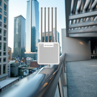 Punto de Acceso Inalámbrico Empresarial para Exteriores Meiweisi HW3000L, Alta Potencia, Doble Banda, Largo Alcance, Resistente al Agua, Wave2 4x4 MU-MIMO
