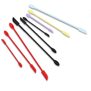 Ensemble de 3 spatules en silicone fines et allongées, double extrémité, mini spatule à pointe, spatule à sauce allongée, tout compris - Product Image 1