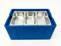 Conteneur isotherme EPP pour banquets d'hôtel, 33L-3 GN, pour buffet, traiteur, chaud/froid, léger, empilable, durable, usage commercial
