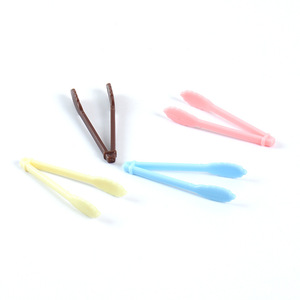 Miniature Simulated Bread <strong>Tongs</strong> Diy Simulation Food Play Accessories <strong>Mini</strong> Tweezers Pretend Play Food Clips Props - Product Image 5