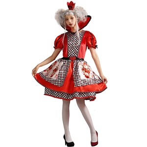 Disfraz <span class=keywords><strong>de</strong></span> Halloween para Niñas, <span class=keywords><strong>Reina</strong></span> <span class=keywords><strong>de</strong></span> <span class=keywords><strong>Corazones</strong></span>, <span class=keywords><strong>de</strong></span> Alicia en el País <span class=keywords><strong>de</strong></span> las Maravillas, Falda Esponjosa, Vestido para Niñas y Mujeres, Gran Venta BX - Product Image 6