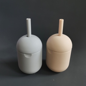 Biberón de Silicona Antiderrames Ecológico para Bebés, Novedad 2025, Productos para la Alimentación Infantil, Botella de Agua - Product Image 4