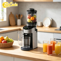 OEM Citrus- en groentesapcentrifuge met gaasfilter, slowjuicer, krachtige DC-motor, eenvoudig te reinigen, hoge opbrengst, sapcentrifuge met aangepaste logo's