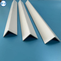 Profil de coins en plastique PVC en forme de L personnalisé 3/4 "ou 1 1/2" Angle PVC en gros pour protecteurs d'angle de mur d'hôtel