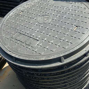 D400 taille personnalisée EN124 couvercle de trou d'homme de verrouillage fonte ductile noir SG pour les applications de sécurité routière - Product Image 4