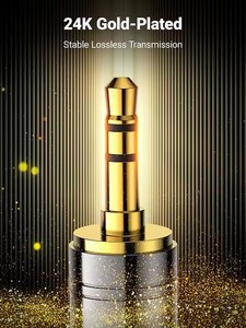 AV168 UGREEN Adaptador de <span class=keywords><strong>Cable</strong></span> de Audio Estéreo de 3.5mm <span class=keywords><strong>Macho</strong></span> <span class=keywords><strong>a</strong></span> <span class=keywords><strong>2</strong></span> <span class=keywords><strong>RCA</strong></span> <span class=keywords><strong>Hembra</strong></span>, Adaptador <span class=keywords><strong>RCA</strong></span> Chapado en Oro, Adaptador de <span class=keywords><strong>Cable</strong></span> para Auriculares - Product Image 2