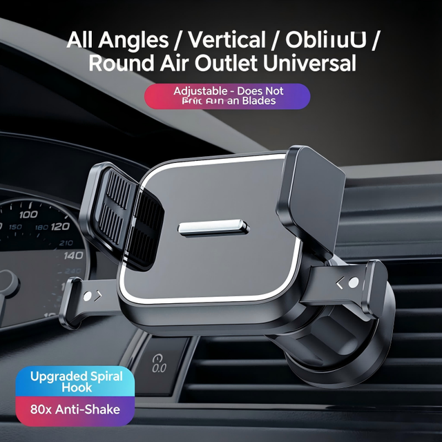2026 Powerful Vacuum Suction Cup Car Phone Holder Windshield Dashboard Phone Stand for IPhone17 Pro SamsungS25 S24 Android