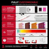 Redfy 2025 Pabrik ODM/OEM Kelas Medis RT4500S+ 630 660 810 830 Panel Terapi Cahaya Merah Dual Chip Baru untuk Seluruh Tubuh