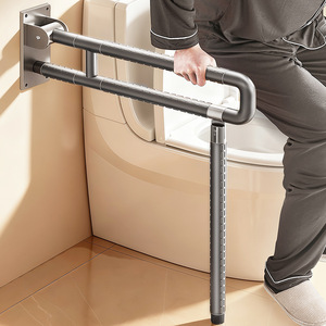 Barres d'appui murales en acier inoxydable antidérapantes pour salle de bain, toilettes, personnes âgées, personnes handicapées - Product Image 1