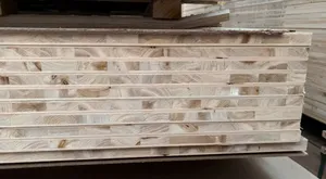 Placa de bloco de madeira maciça com núcleo de abeto, design moderno de alta qualidade, grãos de madeira laminados para alta durabilidade