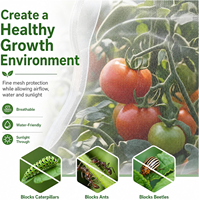 Filet anti-insectes, pour la protection du jardin, couverture légère pour jardin et rangs de culture, filet pour légumes et arbres fruitiers
