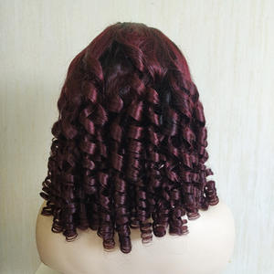 Fumi onda sciolta 4x4 <span class=keywords><strong>borgogna</strong></span> 1b/99j brasiliano grezzo indiano fornitore di capelli umani trasparente hd pizzo frontale chiusura parrucca - Product Image 6