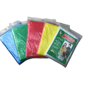 Poncho Impermeabile Antipioggia con Logo Personalizzato Poncho Antipioggia Monouso per Adulti - Product Image 2