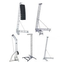 Torre de Soporte para Altavoces Line Array de Aleación de Aluminio Personalizada de 290*290mm 400*400mm para Eventos