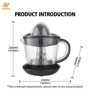 SHANGKAI Extracteur de Jus d'<span class=keywords><strong>Agrumes</strong></span> Électrique à Pression, Offres Exceptionnelles, Sans BPA, Sain, 0,7 L, Anti-goutte, Étanche, 40W, Compatible Lave-Vaisselle - Product Image 5