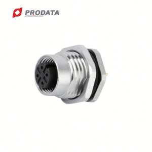 PRODATA Connecteur étanche M12 femelle 5 broches IP67 pour assemblage de câbles à soudure par immersion sur circuit imprimé pour applications automobiles - Product Image 2