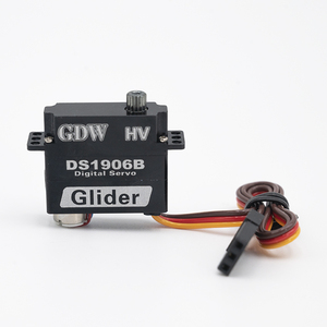 GDW DS1906B 9g Metal Gear 2.2kg 0.07 Seg Mini Glider Motor sin Núcleo de Aluminio Digital para Avión RC, Piezas Unisex - Product Image 1