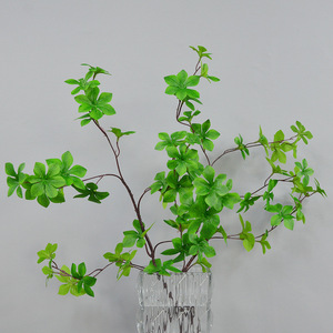 Feuilles de clochettes japonaises artificielles Dongchen Crafts, 89 cm, fleurs en soie verte, accessoires de décoration pour la maison et les mariages - Product Image 1