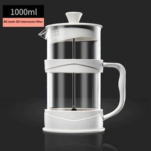 <span class=keywords><strong>Set</strong></span> di caffettiera bianca per caffè freddo con filtro Fine in acciaio inossidabile 304 - Product Image 5