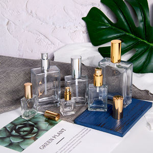 <span class=keywords><strong>Parfum</strong></span> <span class=keywords><strong>Parfum</strong></span> de <span class=keywords><strong>luxe</strong></span> femme 30ml 50ml plat carré vaporisateur bouteille de <span class=keywords><strong>parfum</strong></span> en verre 50ml en gros - Product Image 2