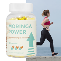 Kapsul Ekstrak Daun Moringa Dewasa Antioksidan Kesehatan Harian Pendukung Tidur Pendukung Energi & Pencernaan Suplemen Nutrisi