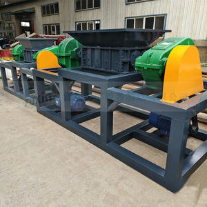 Trituradora de Neumáticos de Doble Eje, 5 Kw, 380 V, Trituradora de Residuos Industriales de Alta Productividad - Product Image 2