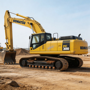 Excavadora de cadenas Komatsu PC300 usada, en estado original, pocas horas de trabajo, rentable, con abundantes repuestos en stock. - Product Image 5