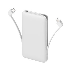 Batería Externa de Fábrica, Paquete de Batería de Polímero de Litio, Carga Rápida PD Universal para Teléfono Móvil, Cables Integrados, Banco de Energía Portátil de 10000 mAh - Product Image 2