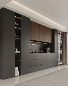 Modern Luxury Wood Panel <b>Sideboard</b> Cabinet with Eco-Friendly Durable Design <b>for</b> Dining & Living Rooms Hotel Use - Product Image 6