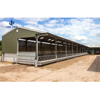 Structure de ferme moderne pour l'élevage de chèvres et de moutons, hangar en acier détachable