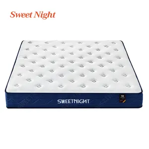 Hoge Kwaliteit Matras Queen Size Kingsize Compressie Pocket Lente Memory Foam Bed Matras Is Beste Voor Hotels