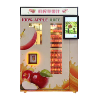 Distributeur automatique intelligent de jus de pomme frais, réfrigéré, toutes langues, fonction SDK, système Android