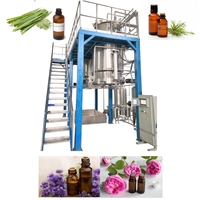 Huile de rose damassée industrielle 1000L - 6000L faisant la machine équipement de traitement d'hydrosol de rose distillateur d'huile de fleur d'herbe