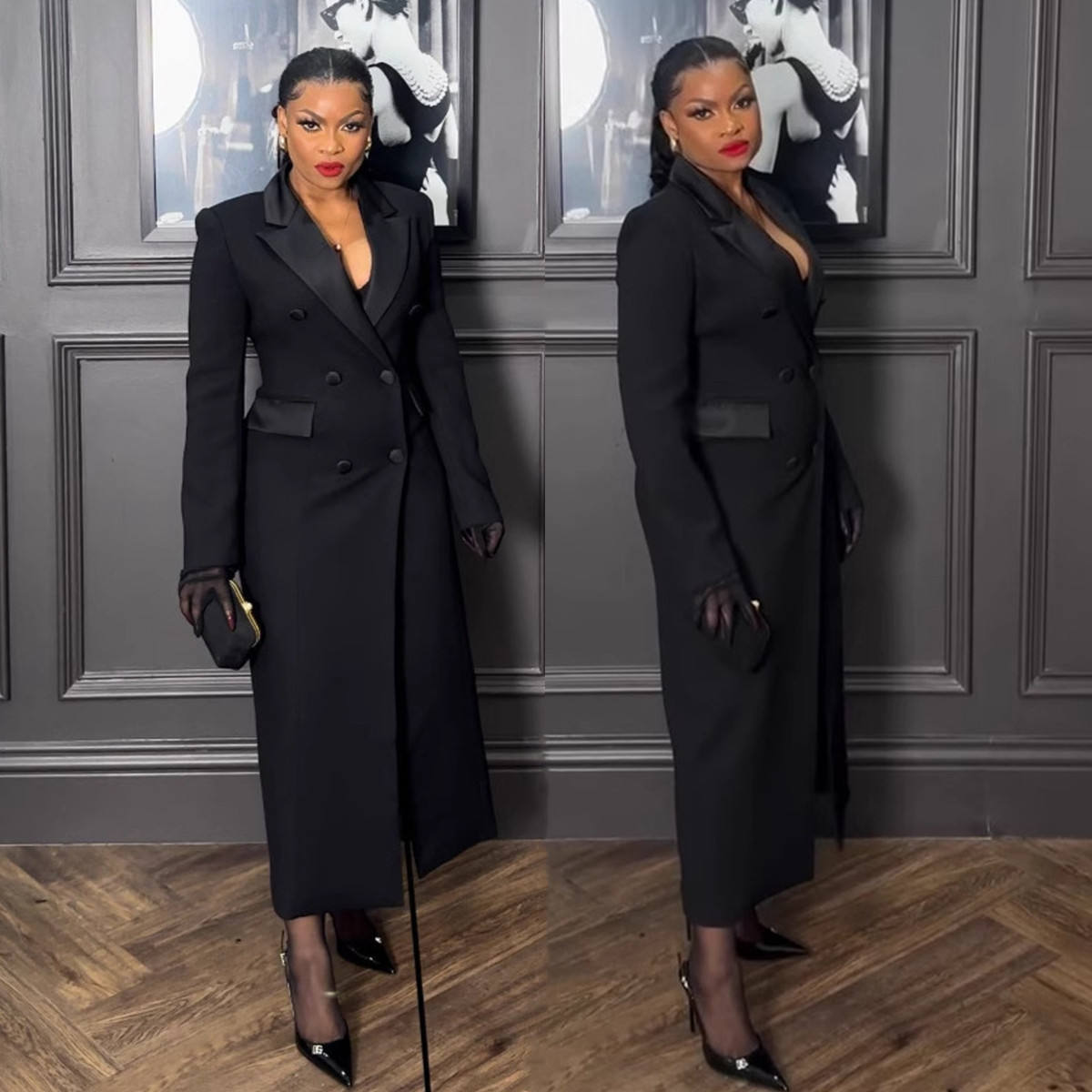 Ladies Long Jacket Suit 2025 New Style Formal Wear