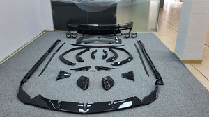 Kits de carrosserie <span class=keywords><strong>Urus</strong></span> Mansori pour <span class=keywords><strong>Lamborghini</strong></span> excellente qualité livraison rapide fibre de carbone sèche lèvre avant jupe latérale diffuseur arrière capot - Product Image 2