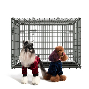 36 "42" 48 "Opvouwbare Ijzeren Hondenkennel Stapelbare Opvouwbare Metalen Gestapelde Hondenkooi Voor Grote Groothandel Hondenkooien - Product Image 6