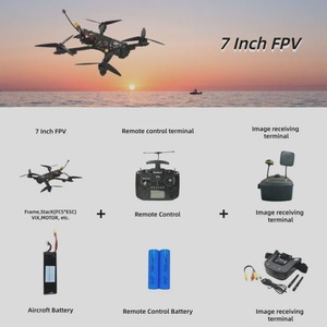 7 Inch Heavy Lift FPV <b>Drone</b> 10KM Image Transmission GPS Positioning 1-3.5kg Payload Carbon Frame HD Camera RC <b>Quadcopter</b> - Product Image 5