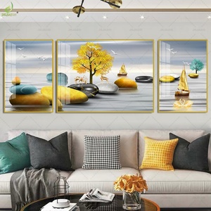 Hermosas Pinturas para Sala de Estar, Cuadros Enmarcados para Sala de Estar, Diseño de Pinturas para Sala de Estar en Venta - Product Image 3