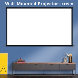 Pantalla de proyección sin <span class=keywords><strong>arrugas</strong></span> blanca de alta densidad de 120 pulgadas, pantalla de proyector montada en la pared para cine en casa, película al aire libre - Product Image 6