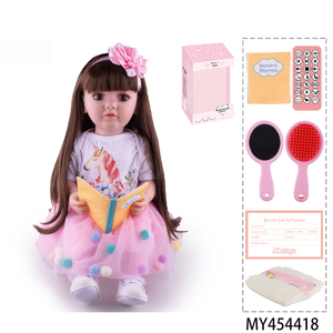 <span class=keywords><strong>Muñeca</strong></span> Bebé Eléctrica de Silicona Realista, Juguete Reborn <span class=keywords><strong>para</strong></span> Niña, <span class=keywords><strong>Muñeca</strong></span> de Moda <span class=keywords><strong>con</strong></span> Libro de Tela, Control Remoto, Peine y Pañal - Product Image 5