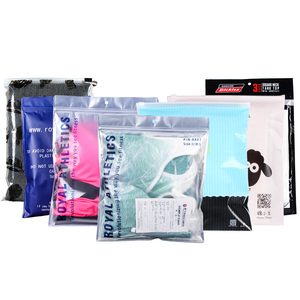 Custom Logo Clothes Plastic Bag With Valve Self-Sealing Clothing Bag Etc Opp Bag