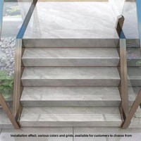 Carreaux de sol classiques chinois pour escaliers, design intégral, antidérapants, résistants à l'usure, pour la décoration intérieure de villas