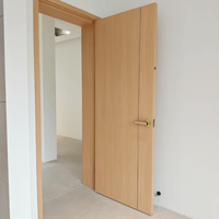 Porte intérieure en bois personnalisable, best-seller, résistante à l'usure, silencieuse, écologique, design moderne pour usage résidentiel