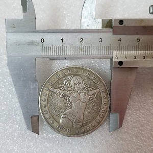 Drie 1878 Seks Godin Herdenkingsmunten Bikini Metal Retro Lucky Challenge Munt - Product Image 2