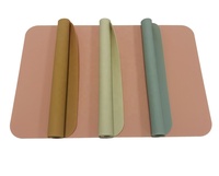 Sets de table en silicone personnalisés pour enfants, bébés et tout-petits, napperons antidérapants, tapis de table réutilisables résistants aux taches, tapis en silicone