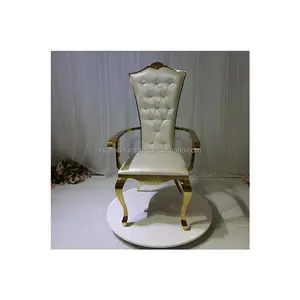 공장 가격 독특한 외관 스테인레스 스틸 의자 웨딩 가구 도매