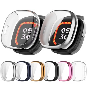 Full Cover Smart Watch Screen Protector Shell Accessories for <strong>Fitbit</strong> Ace <strong>LTE</strong> Soft Plated TPU Watch Protective Case - Product Image 1